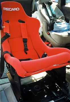 Recaro poleposition mit Special orthop&auml;discher Anpassung